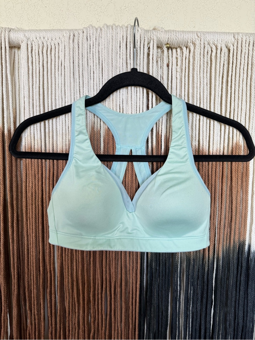 Pastel teal Calia by Carrie Underwood sports bra; excellent condition
